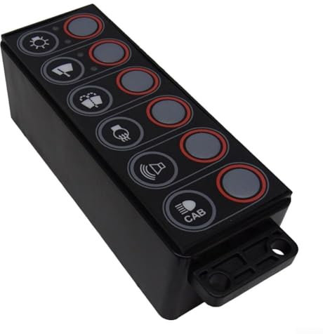 Panel de interruptor de control de limpiaparabrisas para excavadoras Hyundai Reemplace su pieza antigua con esta opción OEM