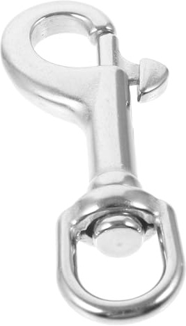 Edelstahl Saxophon Begleithaken Silber, Drehbarer Ersatzhaken | Schultergurte, Leicht und Stabil, Sicherer Verschluss, Einfaches und Abhaken