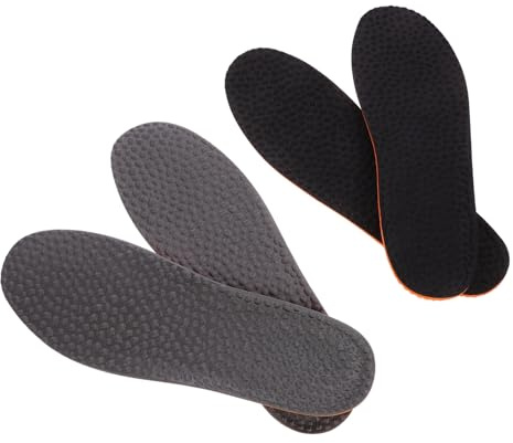 Sottopiede Assorbenti Antisudore Traspiranti per Scarpe 2 Paia | Taglia 40-45, Cotone Vigoroso e Tessuto, Facile da Pulire, per Arrampicata e Baseball