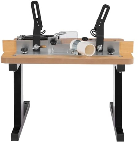 Router Table Woodworking MDF Table,for Wood Trimming, Furniture Processing, Grooving, Drilling, Handicraft Making,Table Size 16.93x15.75inch,Black
