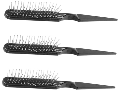 UKCOCO 3piezas Peine De Peluquería Púas De Punta Fina Cepillo Desenredante Para Teñir El Cabello Para Peluquerías y Uso Profesional Salones De Belleza