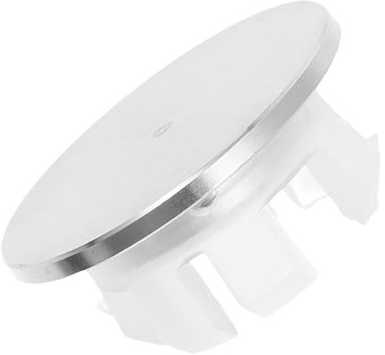 SOPOTUTU Stainless Steel Basin Overflow Ring Splash Prevention Cover Easy Install Decorative Hole Cap for Bathroom Sink Fit for Ceramic Washbasin Overflow Outlet