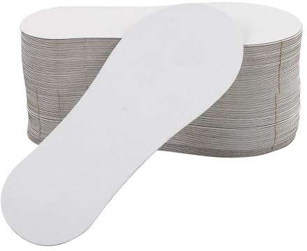 HOMSFOU 100 Piezas Cartón Organizador de Calcetines Invisibles para Mujer, Placas de Revestimiento para Calcetines Bajos, Accesorio Práctico para Ordenar Cajones y Armarios