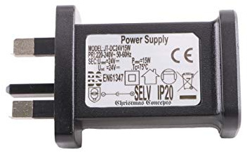 Christmas Concepts® 24V 15W Adaptor Without Lead - Suitable for Christmas Lights