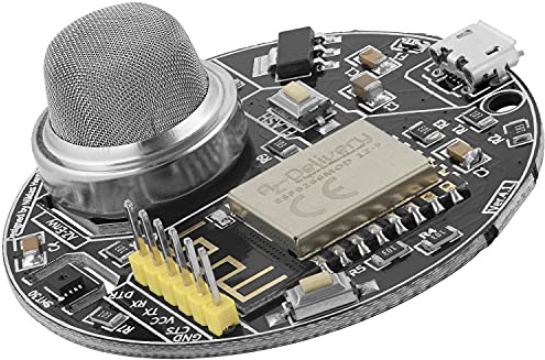 AZDelivery AZ-Envy WLAN ESP8266-12F Umwelt Entwicklungsboard mit Feuchtigkeits- und Luftqualitätssensor (MQ-2 und SHT30) kompatibel mit Arduino inklusive E-Book!