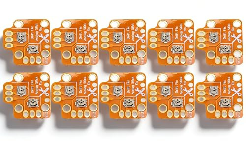 10Pcs Universale Gamepad Joystick Scheda di Riparazione Drift, Gamepad Joystick Scheda di Riparazione Drift, 3D Thumb Stick Drift Fix Mod per per PS5 per Gold