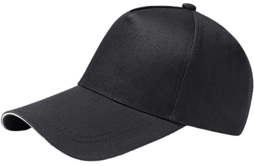 vepoty Bump Cap Baseball Cap Style Safety Hat Breathable Lightweight Hard Hat Impact Resistant Head Protective Hat Unisex Cycling