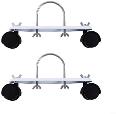 Zoegneer Soporte de polea móvil especial para calentador eléctrico, soporte de radiador hidroeléctrico de estaño de aceite, soporte radiador suelo,ruedas radiador electrico (negro)