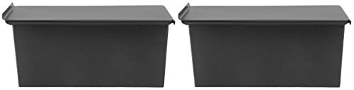 MAGICLULU 2 Pezzi Di Pane Padelle Elettriche Antiaderente Con Coperchi Con Piccola Teglia Pullman Teglia Per Torte Teglie Da Forno Pullman Teglia Plat Dolore Ciuvert Cibo