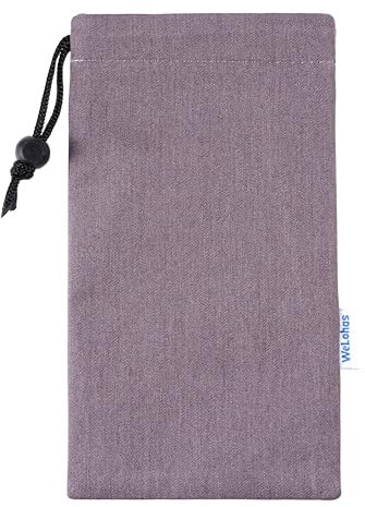 WeLohas Faraday Pouch,Radiation Protection Faraday Bag,Signal Jammer Car Key Case,EMF Blocker for Cell Phone,Shielding 5G Phone Signal,RFID,WiFi,GPS.Slim 8x 4 Pocket Wallet Size,Fits Most Phones