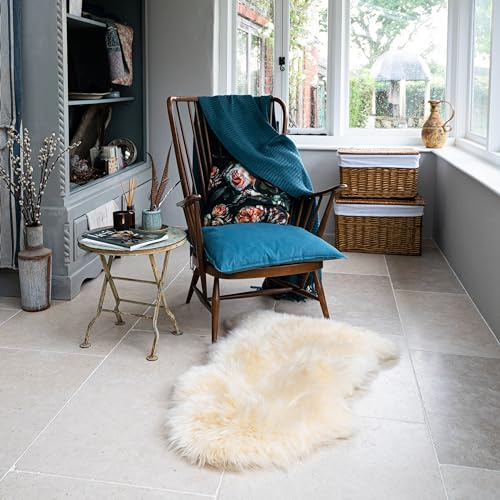 Arthur Cameron Genuine Sheepskin Colourful Rugs (Single) (Cream)