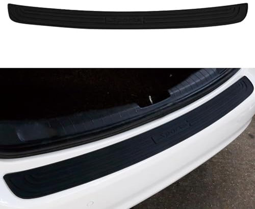REIJAX Auto Stoßstangenschutz, für Dacia Sandero Stepway 3 2020-2022 2023 2024 2025, Ladekantenschutz Aufkleber Kofferraum Kratzfeste Zierstreifen Ladekantenschutz Zubehör,A