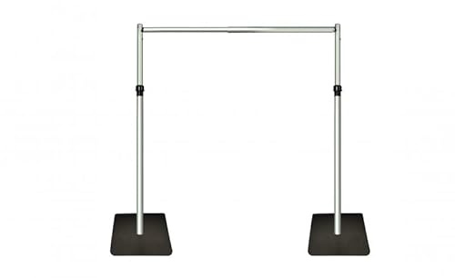 Elegant Event Essentials - Support télescopique pour toile de fond de mariage 4 m x 5 m, système de tuyau réglable et drapé - Kit de support de fond pour photographie - Pour photo, studio, vidéo,