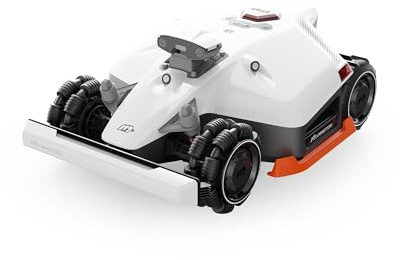 MAMMOTION LUBA 2 AWD 3000X Mähroboter ohne Begrenzungskabel, NetRTK+Vision, Keine RTK-Antenne erforderlich, Auto-Kartierung, Empf. 3000m², Max. 3600m², mit 4G-Modul, 80% Steigung