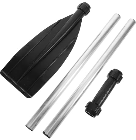 Alipis Set 2 Pagaie per Barche Gonfiabili in Lega di Alluminio Pagaie Staccabili Leggere Impugnatura Antiscivolo per Kayak Tubo da Fiume e Paddle Boarding