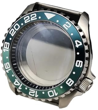 NLNKDTDPAK 42MM klockfodral SKX-fodral med safirspegel Passar for Seiko herrklocka del for 007 Klockmodifieringsdelar for NH35 NH36 urverk(691-09)
