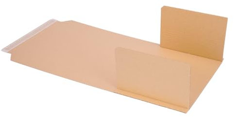 verpacking 100 Buchverpackungen BV 3 DIN A5 passend 280x205x20-70 mm Universal Wickelverpackung Groß- & Maxibrief geeignet
