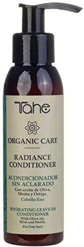 Tahe Organic Care Après-shampooing capillaire hydratant sans rinçage Radiance Conditioner pour cheveux fins, 100 ml
