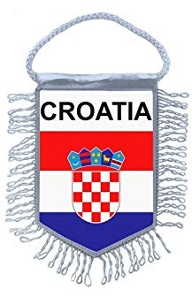 Akachafactory Wimpel mini Flagge Fahne flaggen miniflagge Kroatien