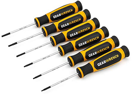 GEARWRENCH Juego de 6 destornilladores Torx Mini Dual Material 80056H