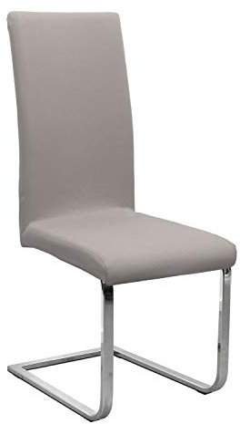 Stuhlhusse Jersey, elastische Stretch Husse Baumwolle Bi-Elastic, Farbe wählbar, Stein