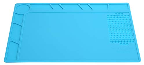Uhren-Reparatur-Matte, antistatisch, 35 x 25cm, weiches Gummi für Uhrmacher, zur Organisation von Löten