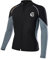 Neoprenanzüge Jacke für Herren und Damen, 2 mm Neopren, Reißverschluss vorne, langärmelig, Surfen, Schwimmen, Tauchen, Anzüge (3XL, Herren)