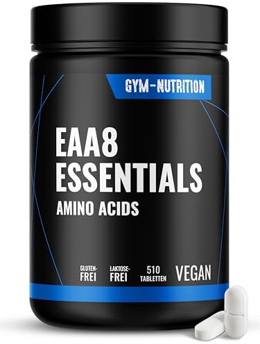 Multi Amino - EAA Pattern 510x EAA Tabletten mit je 1036 mg - Alle 8 Essentiellen Aminosäuren Komplex hochdosiert - Vegan -