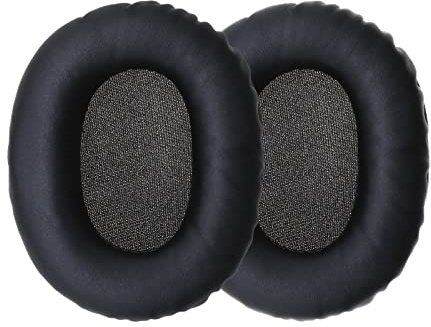 Be In Your Mind 1 Par Almohadillas Repuesto para los Oídos Almohadillas Negras Cuero Juego Almohadillas Espuma para los Oídos Almohadillas Suaves Repuesto Compatible con Philips SHB7250 Auriculares