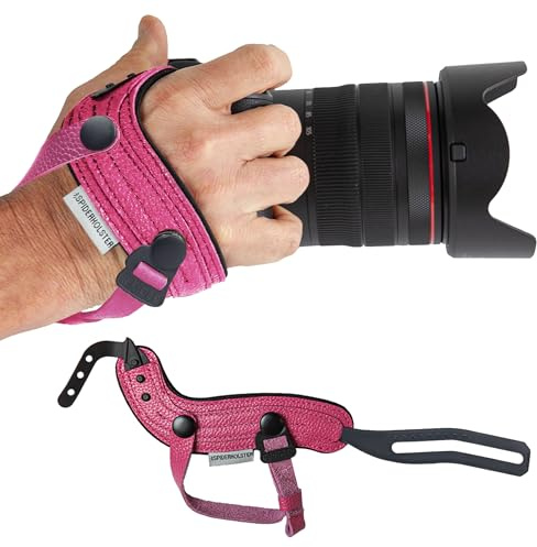 SPIDER HOLSTER SpiderPro Kamera-Handschlaufe v2 mit Schnappmontage und optionaler Handschlaufe - DSLR- und spiegellos kompatibel