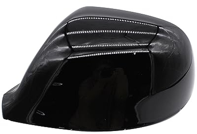 SHLPDFM Spiegelabdeckungsgehäuse Spiegelkappe Gehäuse Rückspiegeldeckel Abdeckungen links für VW T5 / T6 / Amarok(Schwarz glänzendes Finish)