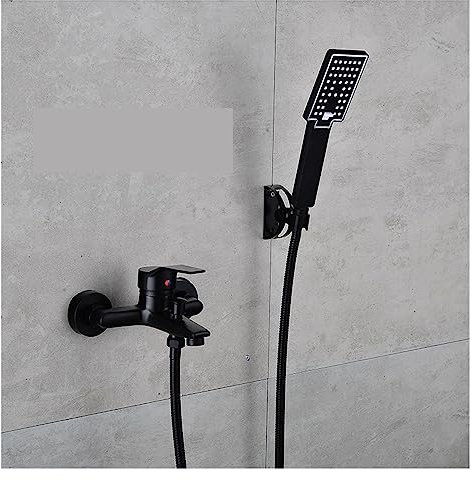 2023 New Hot Cold Digital Shower Set Faucet Bathroom Thermostatic Mixer Rain Shower System Wall Mount SPA Rainfall Bath Tap Modern LED Shower Panel (Color : Hot and Cold, Size : 1)