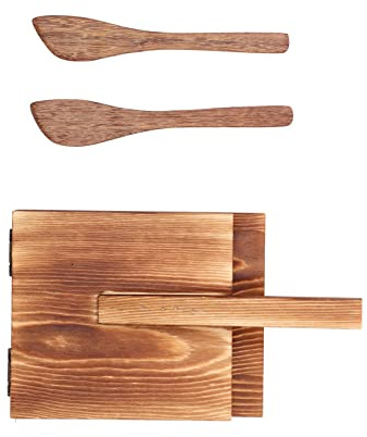 Holz-Tortilla-Presse, Tortilla-Tortilla-Presse, Holz, Holz-Tortilla-Presse, Holz-Multifunktions-Rutschfester Holzgriff, Feine Verarbeitung, Teigpresswerkzeug