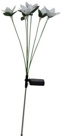 Didiseaon Solar Powered Fairy Lights Flower Solar Stake Lamp Decorative Outdoor Lights