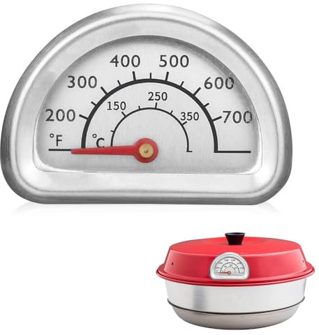 mizikuu Termómetro para Horno, Termómetro de Horno de Lectura Instantánea de Acero Inoxidable Indicador De Temperatura 0 ℃ – 350 ℃ Compatible con el horno Omnia Para Barbacoa Suministros De Cocina
