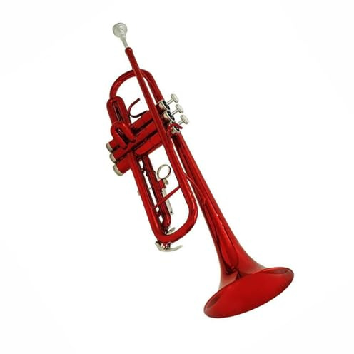 Trompeten Bb-Trompete B Flaches Messing Material Farbe Trompete Musikinstrument Mit Kofferhandschuhen Standard Professionell