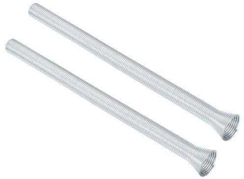 QUARKZMAN 2pz 13.78''X0.65'' Molla Tube Curvatore Spirale Molla Argento | Curvatore per Tubi Rame Alluminio e Tubi Acciaio Parete Sottile, per Tubo OD 5/8'', Flessione Molla per Tubi Rame