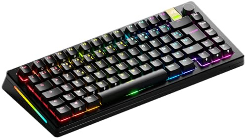 GLORIOUS GMMK 3 Pro Clavier Gaming sans Fil 75% AZERTY Français | Switches Mécaniques Hot Swap, Corps Aluminium Massif, Mousse Insonorisante, Système Joints Modulaires, Capuchons Custom