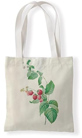 Jutebeutel Rote Erdbeere Stoffbeutel Canvas Wiederverwendbare Beuteltasche Damen Kinder Büchertasche Einkaufsbeutel mit Henkeln Stofftasche Waschbar Tote Bag 2 Stück (33x37 cm)