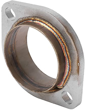 Generic Tubos de Bajada a la Brida de Escape, Aleación de Metal, sin Fugas, Adaptador de Escape de Alta Resistencia, Resistencia Al Desgaste para Automóvil