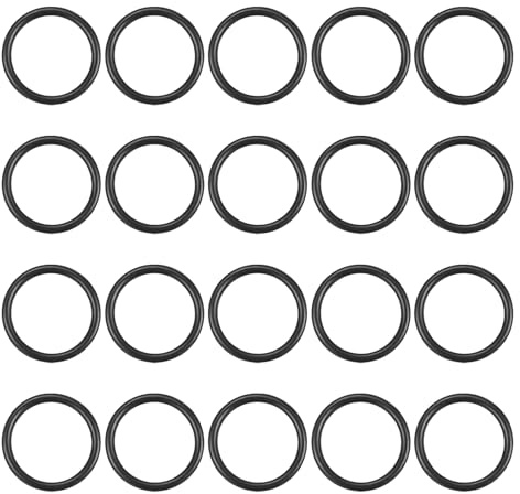 QUARKZMAN 20 Stück O Ringe 38mm x 30mm x 4mm Dichtungsringe Set, Gummi Unterlegscheiben NBR Gummidichtung Gummiringe Dichtringe für Wasserhahn Duschköpfe Hydraulik Rohre Schlauch