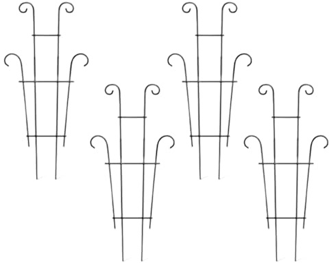 Piquets de Support pour, Moderne, Treillis à Tige antirouille, Haricots de Lierre, légumes, Pots de Fleurs, Pots de Fleurs | Lierre Fruits Légumes Haricots Pot de Fleurs Maison