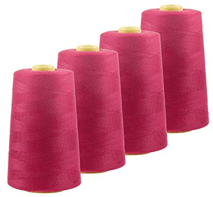 4 x 4572m Qualitäts Overlock-Garn Overlock-Nähgarn Oeko-Tex Farben 541 bis 580