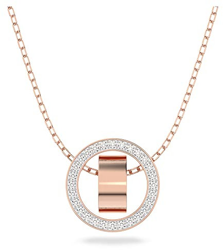 Swarovski Pendente Hollow, Bianco, Placcato color oro rosa