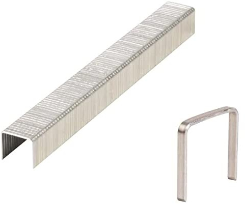 Grapas para Pistola Grapadora 140/10 mm Tipo Zincado Compatible con Madera, Plástico, Madera Dura, Placas de Yeso Recambio de Pistola Grapadora (Paquete de 2000 unidades)