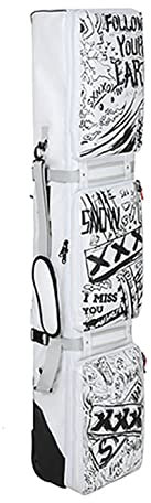Multifunktions-Snowboardtasche mit großer Kapazität und Rollen, Einzel-/Doppelboard-Skitasche, 3 Aufbewahrungsfächer, Stiefel, Helm, Reise-, Kletter-, Camping-Rucksack, f
