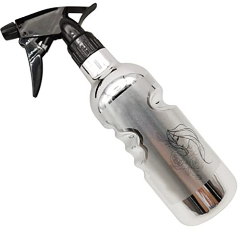 Alipis Barbershop Spray Bottle Multifunktionale Sprühflasche Für Haarstyling Zerstäuber Für Friseure Und Gartenarbeit Langlebig Und Benutzerfreundlich Silberfarben