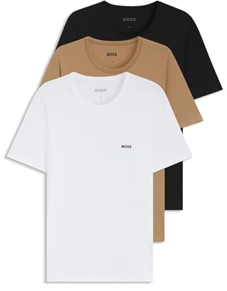 BOSS T-shirt med rund hals för män, 3-pack, klassisk, XL