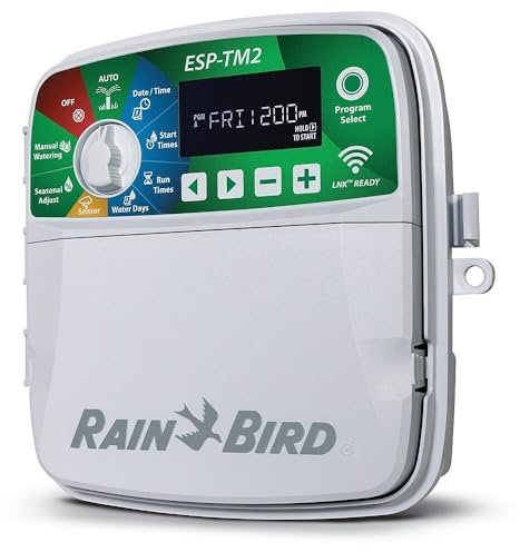 Rain Bird ESP-TM2 - Regolatore di irrigazione a 4 stazioni, Colore: Nero