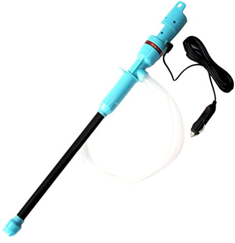 SANCAK 12V Autoaufladung Flüssigkeitslieferung Pumpe Handpumpe Flüssigkeit Transfer Wassergaswerkzeug Benzin Kraftstoff Tragbare Auto Siphonschlauch Benzinpumpe
